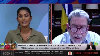 SVG & athlete support after Maloney cry, PM Gonsalves has committed to assisting the 800m athlete