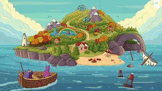 Purrple Cat - Adventure Island 🌈 [lofi hip hop/relaxing beats]