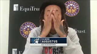 Augustus & Brunson emotional when Lynx announce they'll retire their jerseys