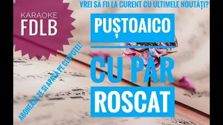 Pustoaico cu par roscat Sol minor Karaoke Versuri