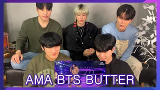 AMA has turned purple / BTS Butter Reaction (Turn on the caption)