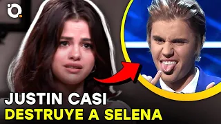 Justin Bieber casi destruye a Selena Gomez