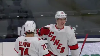 All 14 of Martin Necas 's goals from the 2021 NHL Season