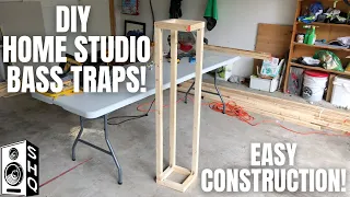 DIY HOME STUDIO SQUARE + TRIANGULAR BASS TRAPS!