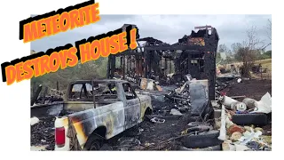 Meteorite Starts House Fire!? Nevada County CA.