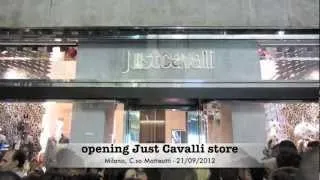 SHARON STONE @ Just Cavalli flagship opening store in Milan