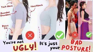 Don't Let BAD POSTURE Kill Your True Beauty | Posture Correction - Glow Up Transformation