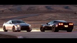 GT-R Vs Z06 both modified in the quarter mile