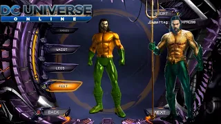 How to make Aquaman in Dc Universe Online