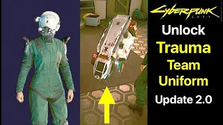 Cyberpunk 2077: Unlock Trauma Team Uniform & Mini-Vehicle