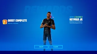 How To Unlock The Neymar Jr Skin in Fortnite - Complete Quests From Soccer Characters