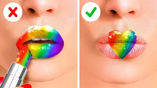 MENCOBA HACK MAKE UP TIK TOK || Masalah Girly Sehari-hari! Situasi Lucu oleh 123GO! TRENDS