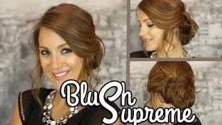 Элегантная ПРИЧЕСКА на вечер | пучок ЛЕГКО | BlushSupreme