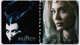 Unstoppable-Sia | [ft. Thena(Eternals) and Maleficent] ( Angelina Jolie)