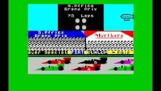 Formula One by CRL (G.B. Munday B.P. Peter Wheelhouse, CRL Group PLC, UK) (ZX Spectrum)