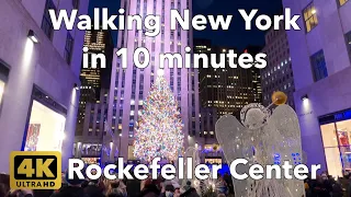 【4K】Walking New York #124 | Rockefeller Center |  Midtown Manhattan