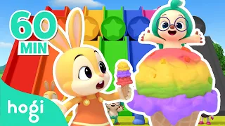 Learn Colors with Ice Cream and slide! | Colors for Kids | Compilation | Pinkfong & Hogi