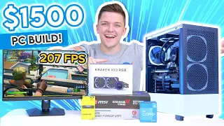 Best $1500 Gaming PC Build 2022! [RTX 3060Ti & I5 12600K - w/ Gaming Benchmarks!]