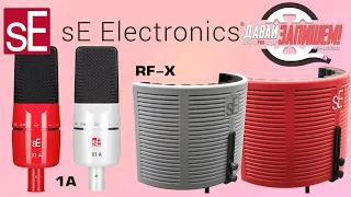 Микрофон SE ELECTRONICS X1 A и акустический экран SE RF-X. Красный или белый?