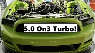 11-14 Mustang S197 5.0 On3 Single Turbo Kit Install