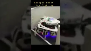 Hexapod robot fire fighting from indonesia