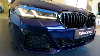 2020 Tanzanite Blue BMW 540d xDrive Sedan M Sport Edition 340HP