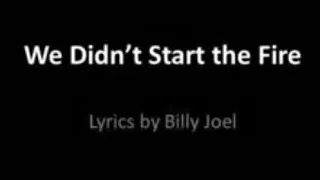 We Didn't Start The Fire - Billy Joel Lyrics (Hour Of The Time Music)