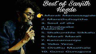 Best of Sanjith Hegde Songs | Top 10 New Kannada Songs | Melody Songs| KannadaSingerSanjith| RKMusic