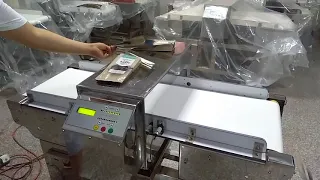 Metal detector for aluminum foil package ( detecting Fe and SUS)