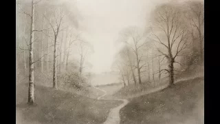 How to Draw a Landscape with Trees & Mist for Beginners using Graphite Powder