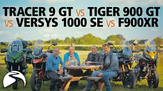Tracer 9 GT vs Versys 1000 SE vs F900XR vs Tiger 900 GT | Best all-round motorcycle