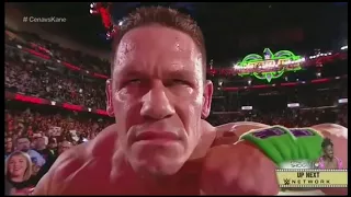 John Cena Copies The Undertaker and Taunting him at Raw Vs The Kane at Raw.