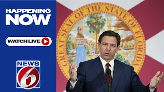 WATCH LIVE: Florida Gov. DeSantis holds news conference in Pensacola