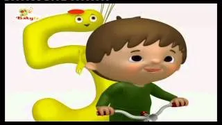 BABYTV - Charlie y los números - El 5 (español de España)