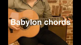Babylon chords | One Acoustic Guitar with Vocals