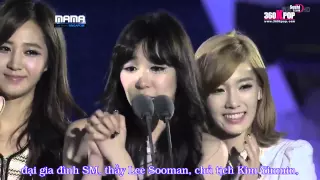 [Vietsub] Artist Of The Year - SNSD @ 111129 MAMA 2011 {SoShi Team} [360kpop.com]