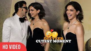 Ranveer Singh and Deepika Padukone CUTEST MOMENT together 83 movie screening