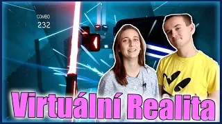 CHALLENGE VE VIRTUÁLNÍ REALITĚ S VENDALIM!😋Beat Saber VR