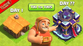 TH1 to TH15 Rush to Max | Clash of Clans