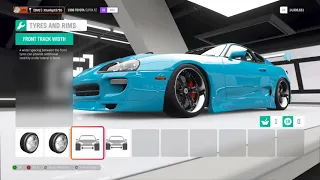 Forza Horizon 4 - TOYOTA SUPRA  RWD DRIFT SETUP