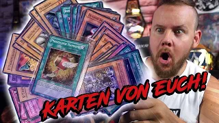 Yu-Gi-Oh! Karten von euch Unboxing | UNBOXING DEUTSCH