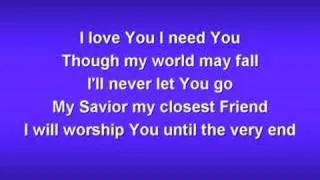 Jesus Lover of My Soul (worship video w/ lyrics)