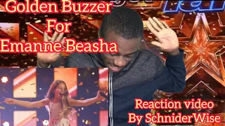 Emanne beasha earns a golden buzzer reaction video by schniderwise