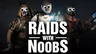 FAIL!!! The Struggle Of Raiding With NOOBS!!!  (Funny Fails in Destiny Raids)