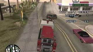 GTA San Andreas : Firefighter side-mission full