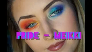 Pride-meikki || Ella Matilda || Meikkitutoriaali || Värikäs meikki