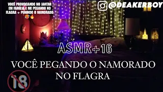 Asmr +16 - Provocando o namorado em público + Me pegando no flagra 🥵👀 (Descrição)