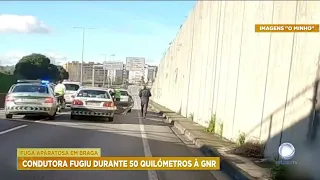 Fuga aparatosa em Braga