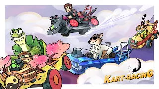 НОСТАЛЬГИЯ В ГЛАЗ ПОПАЛА... ГОНКИ ЗА ПОПУЛЯРНЫХ ПЕРСОНАЖЕЙ - DreamWorks All Star Kart Racing