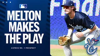 Jacob Melton makes a diving grab | MiLB Highlights